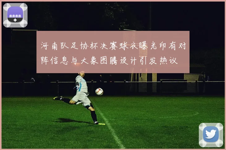 河南队足协杯决赛球衣曝光印有对阵信息与大象图腾设计引发热议